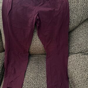Eileen Fisher Deep Red Pants
